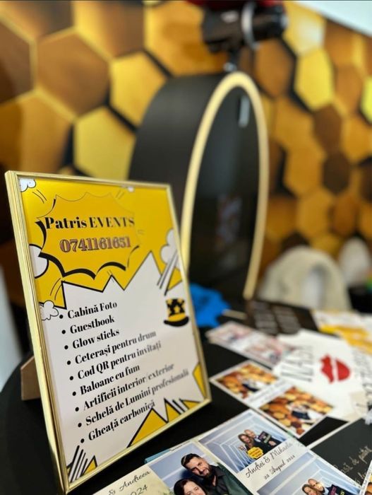 Cabina Foto / Guestbook / Artificii spark / nunta / muzica