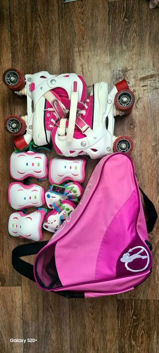 Ролики квады для девочек (кеды)