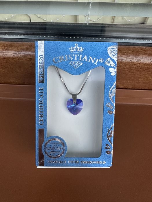 Елегантно колие с кристали Swarovski