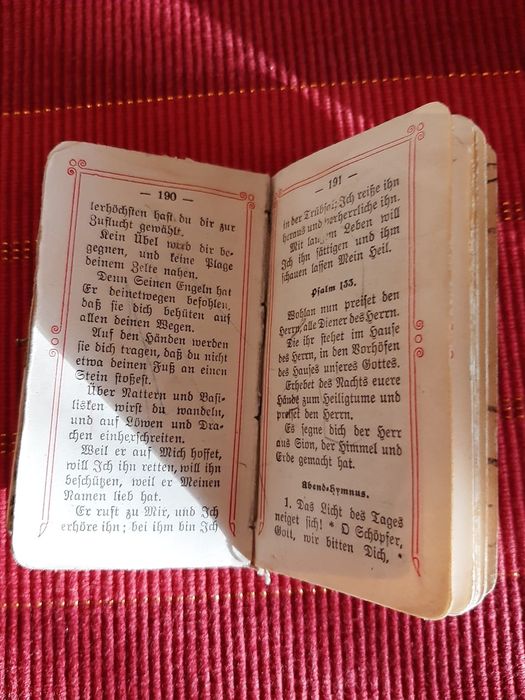 Carte catolica de rugaciuni din 1926