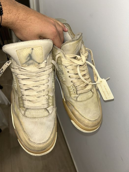 Jordan 4 Retro Off-White Sail