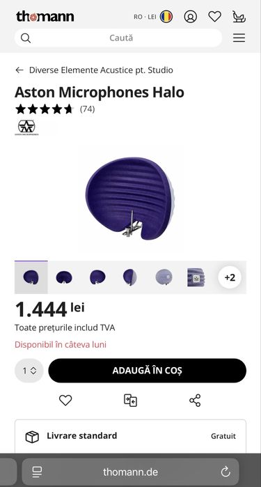 Filtru studio Aston Halo Shadow