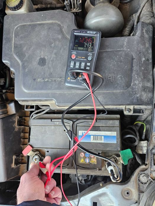 Прецизен тестер на вътрешно съпротивление на акумулатори + мултицет