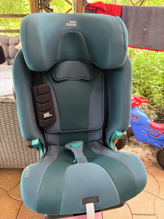 Britax Romer Advansafix Pro, 15 luni - 12 ani, cu isofix, material cu ventilatie, Atlantic Green