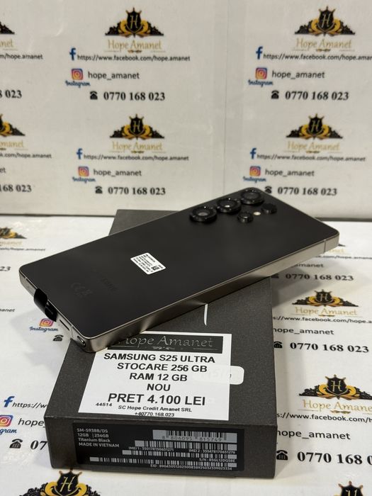 Hope Amanet P7 Samsung S25 Ultra 256 Gb