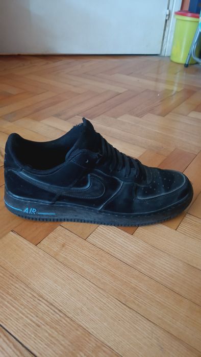 Nike Air Force 1 Low Black Rubber Swoosh – 45.5