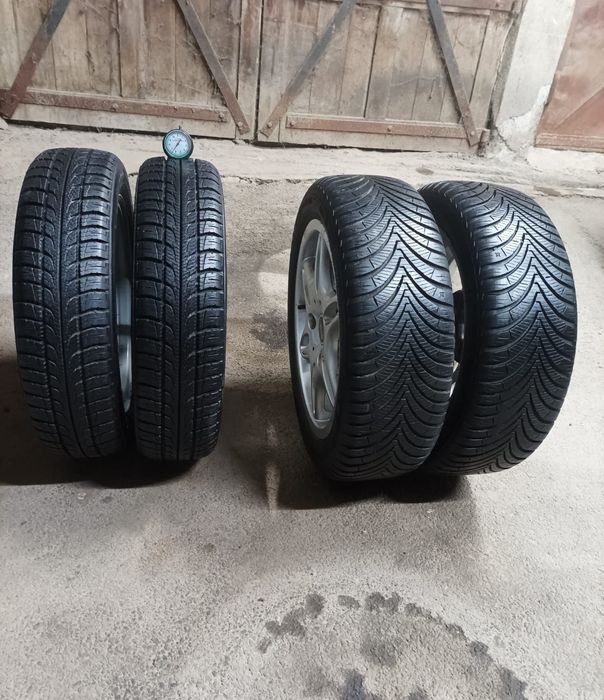 Set 4 roți echipate complet;jante+cauciucuri,Fortwo airsoft escalada