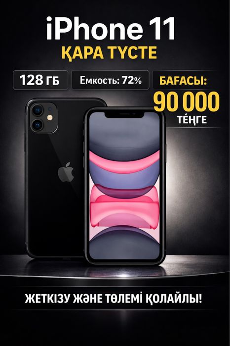 Iphone 11 128 гб емкость 72%