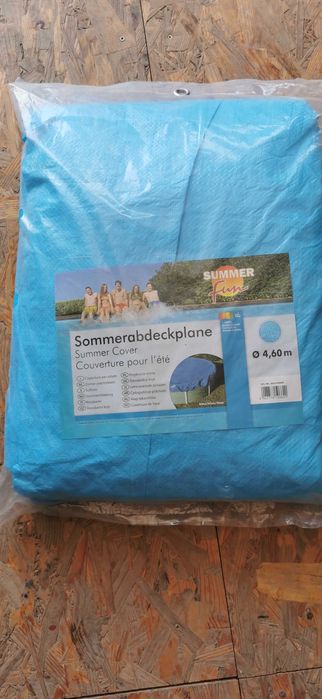 Vând prelata nouă pt piscina, rotunda, 4,60 diametru