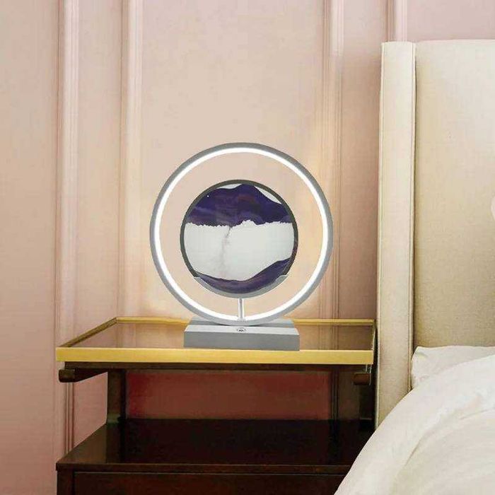 Светильник с Цветным Песком Ночник - ПОДАРКА