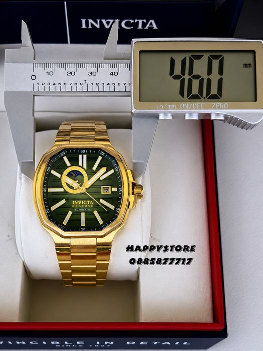 INVICTA Gravity Gold automatic 46 mm, Инвикта нов мъжки часовник