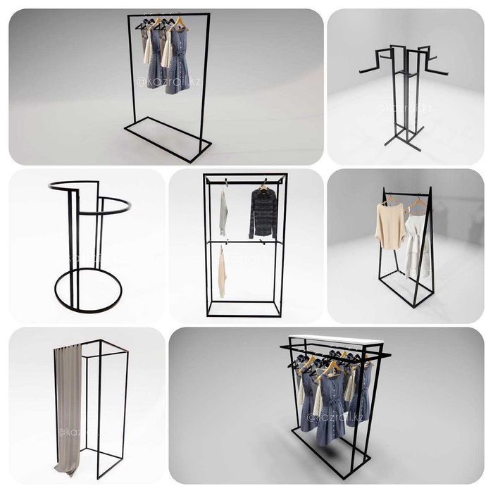 Торговая оборудование ресепшен,стеллаж,рейл,стойки и вешало на заказ