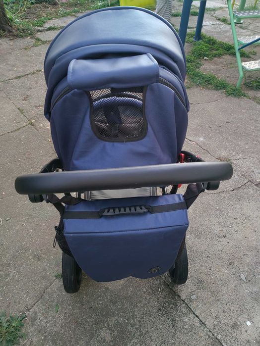 Бебешка количка 3 в 1 Tutek Grander VX Eco - цвят Metalic Blue