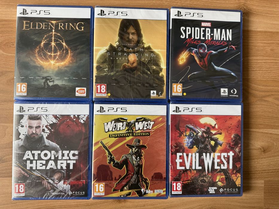 Нови запечатани игри за PS5 Playstation 5