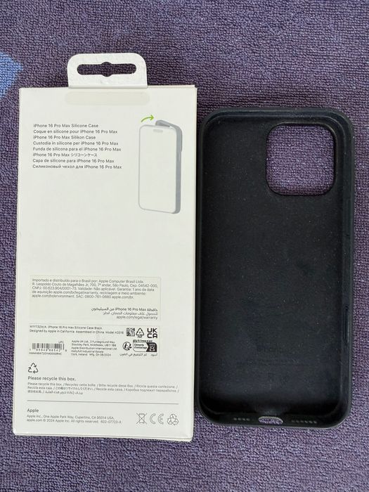 Apple Silicon Case cu MagSafe pentru IPhone 16 ProMax