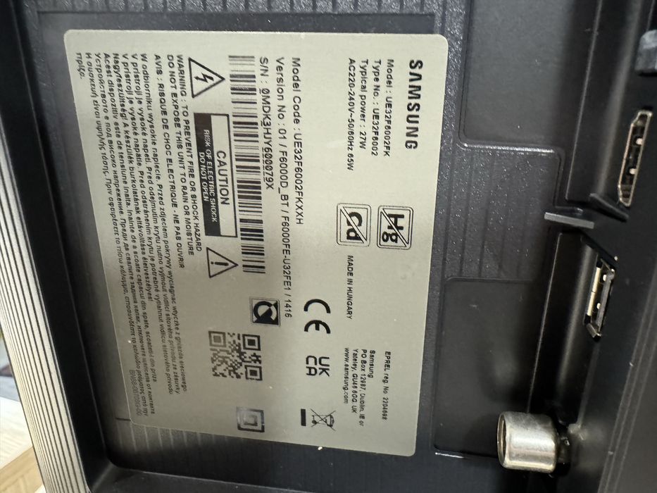 Televizor LED Smart SAMSUNG 32F6002, Full HD, 80cm ca nou