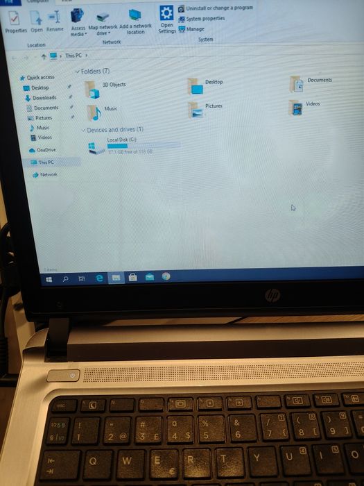 HP Probook 440 G3 Intel 2,1ghz RAM 4gb SSD 120gb