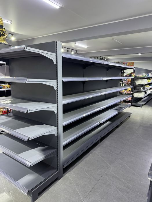 Торговые стеллажи металлические, отличное состояние