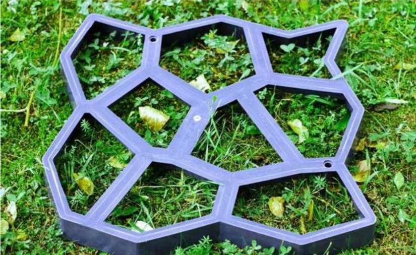 Форма за отливка на градински павета пътека, настилка, декор 40x40x4,5