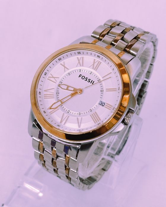 Ceas bărbătesc Fossil Grant FS4965 cu quarț din oțel inoxidabil