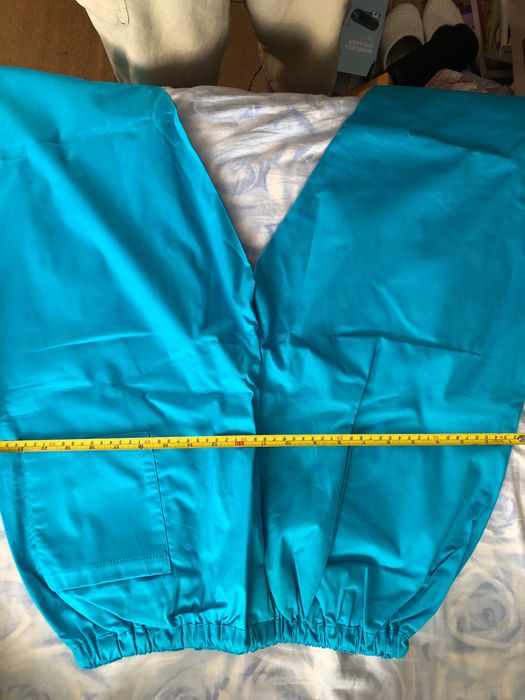 Pantalon personal medical,XL,52,Clio turcoaz, XL,  nou , ambalat