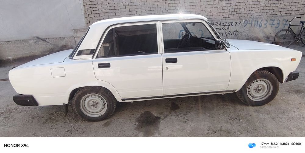 Lada 2107, 2006 yil, 59 ming probeg, gaz metan