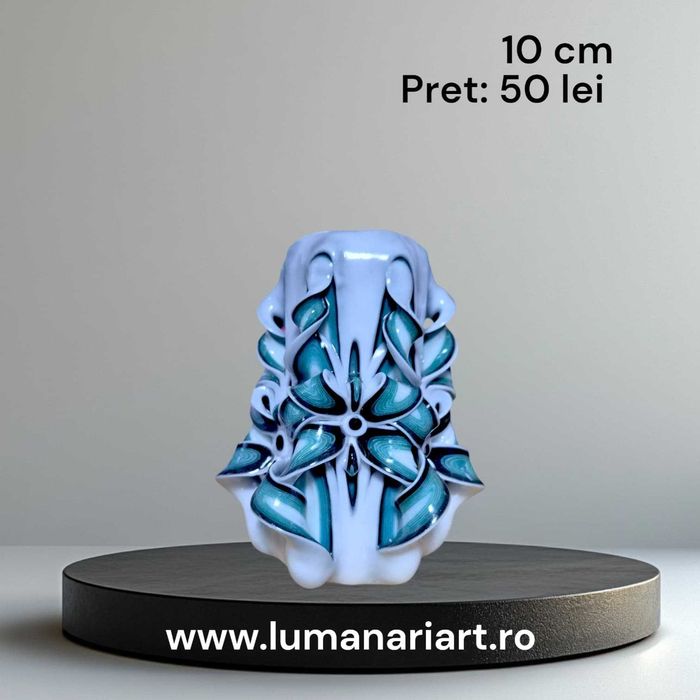 Lumanari sculptate manual – decorative, cadou, eveniment
