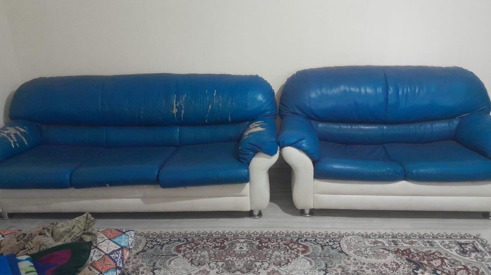 Диван + 2 кресла б/у продам