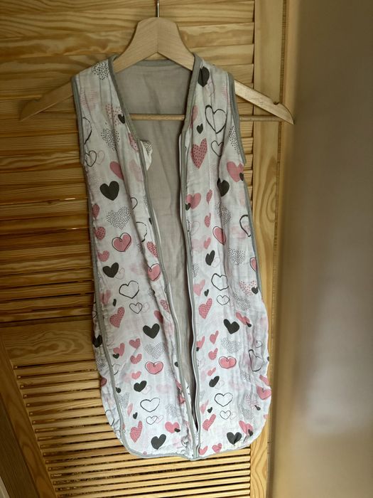 Saci de dormit pentru copii, din muselina, 90 cm