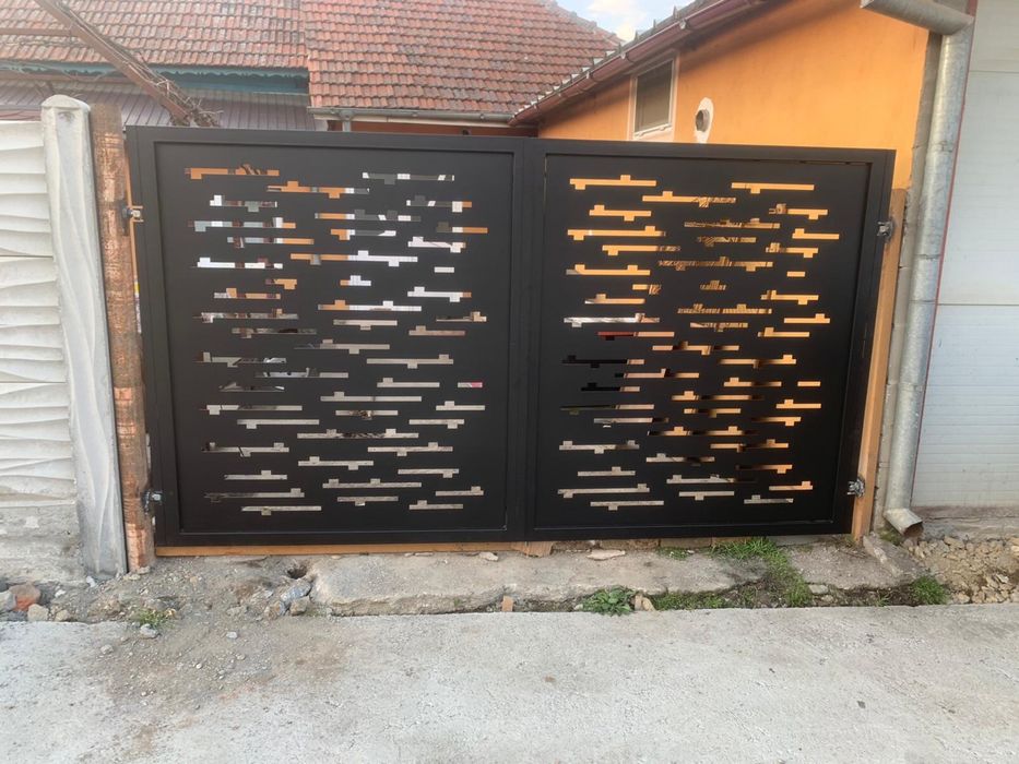 Porți din tablă decupată la plasmă , gard, panouri gard