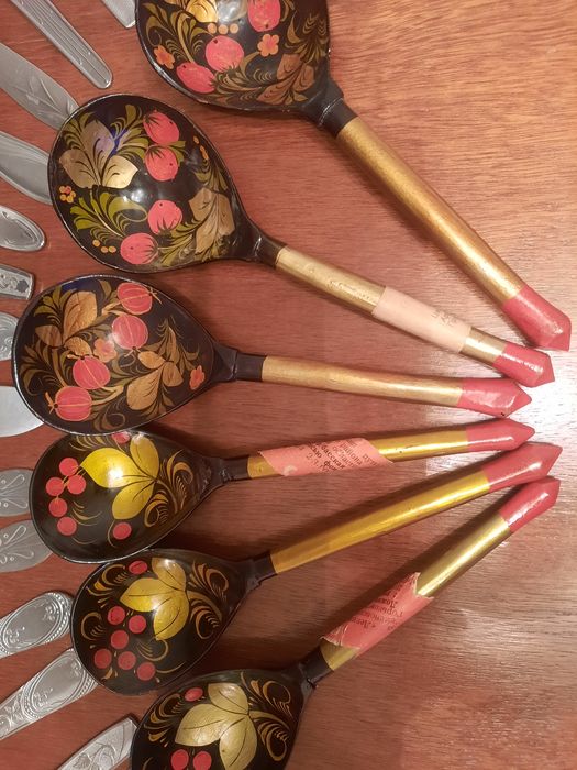 Ложки, вилки СССР.