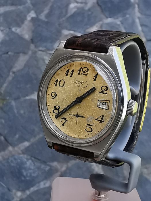 Ceas Pirofa - Int. Manuala - Oțel 38 mm-Funcționează excelent!