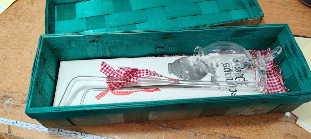 Pipa Sticla Pahar Vintage