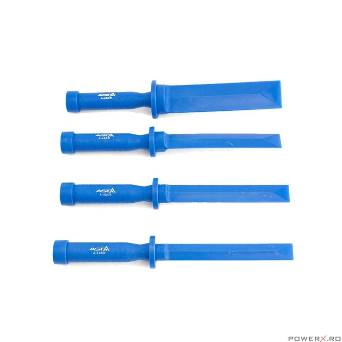 Set 4 raclete pentru curatat, 19-34 mm, lungime 270 mm, Asta