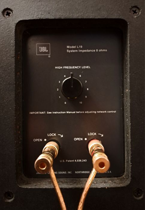 Boxe JBL L19 originale vintage made in SUA