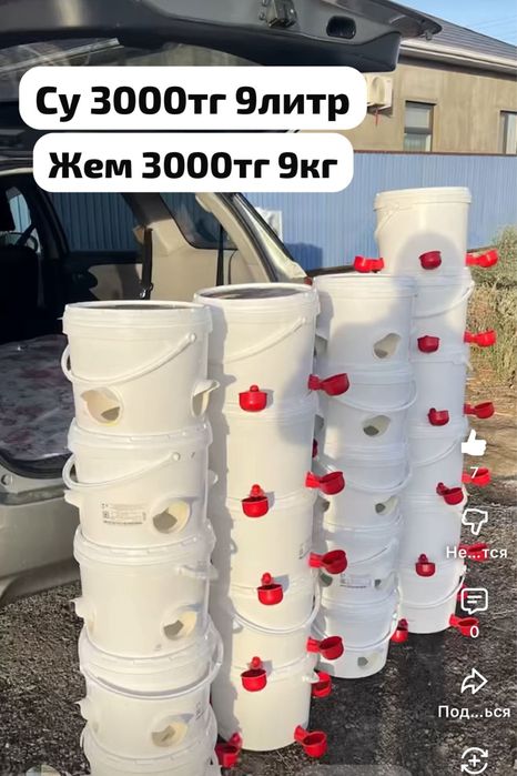 Поилка карушка дамашный птица