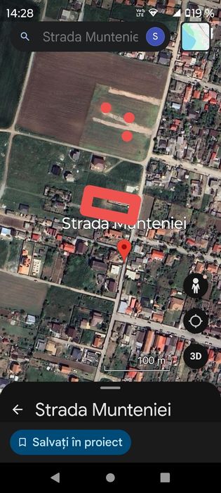 Teren Str Munteniei Gaze, curent,apa, canal in fața!