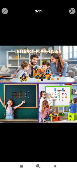 Магнитни цветни кубчета