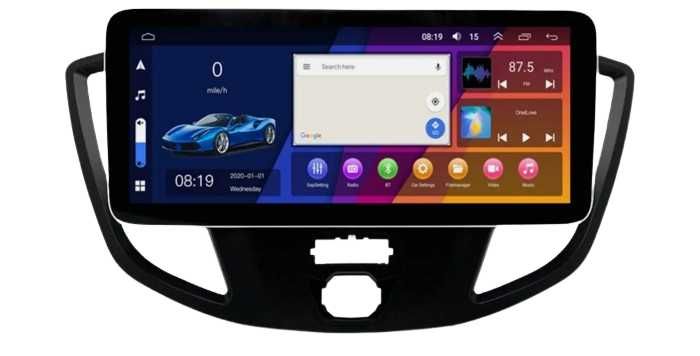 FORD TRANSIT TOURNEO CUSTOM 2015/2021 9" андроид навигация, 9672