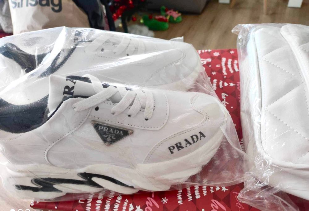 Комплект маратонки и чанта