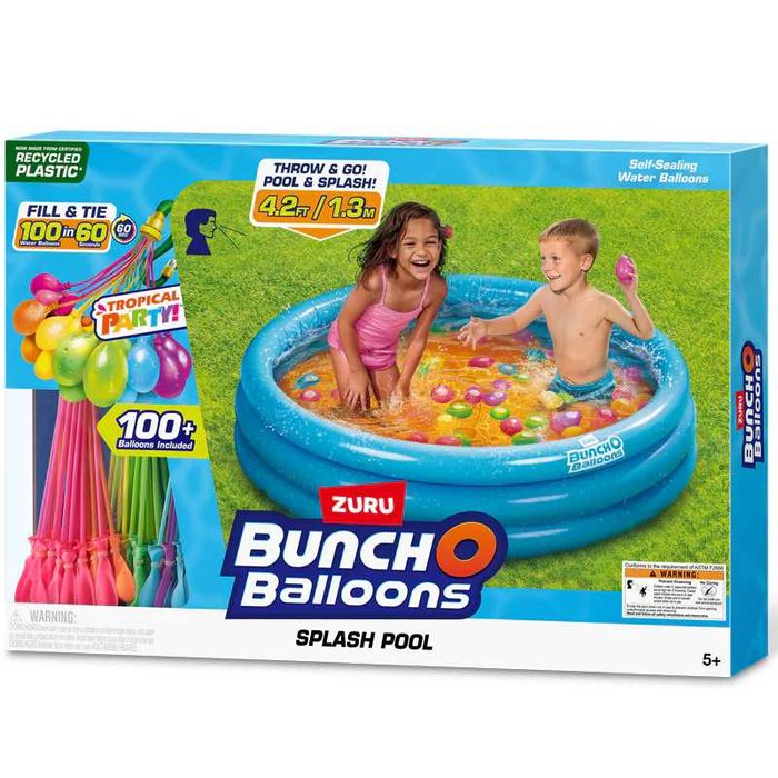 Басейн и балони Bunch O Balloons Комплект балони 3 връзки водни бомби ZURU
