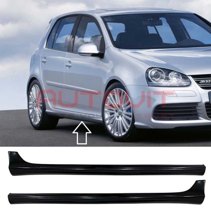 Тунинг прагове VW Golf 5, добавка прагове, ваг