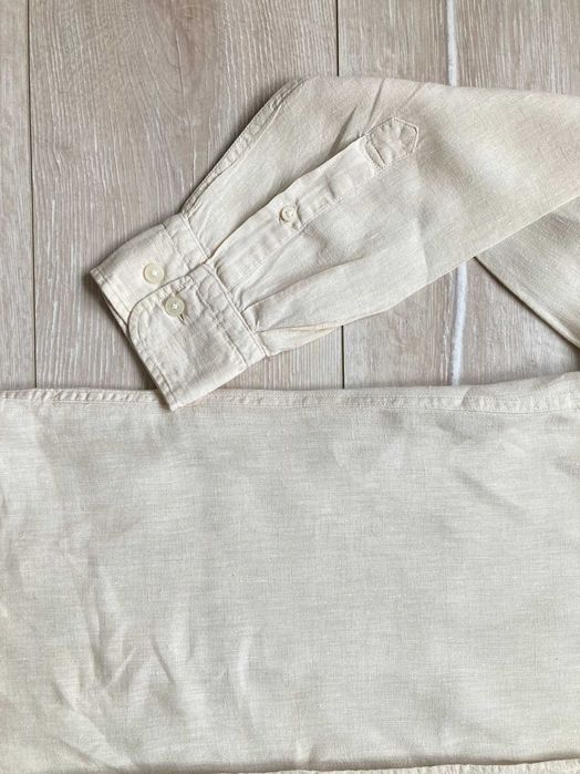 UNIQLO 100% linen лен мъжка ленена риза размер S