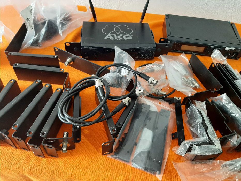 Suporti prindere rack shure.sennhaiser g4.g3. ulxp.slx.akg sr400