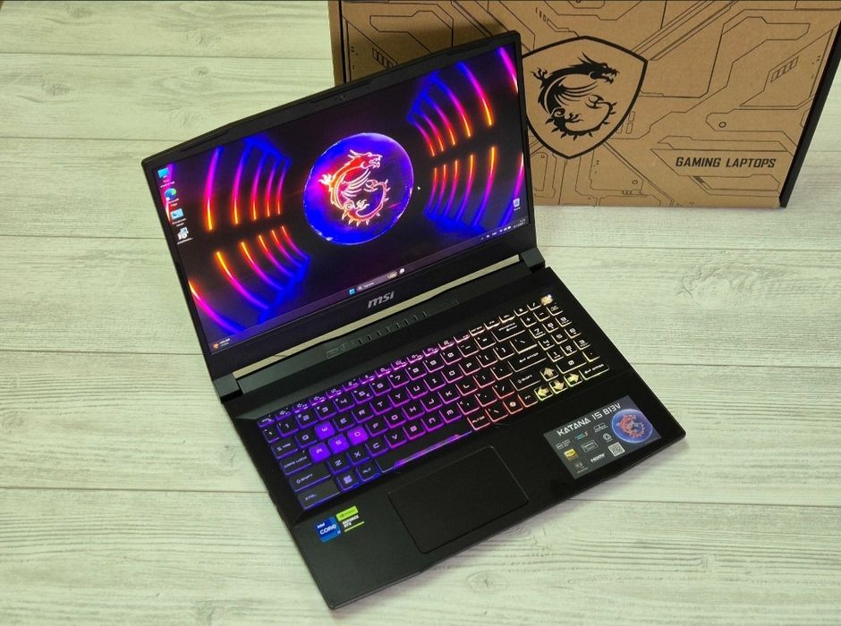 НОВ RTX4070 | i7-13620H | QHD 165hz | 1TB SSD | 16RAM лаптоп msi мси katana gaming гейминг