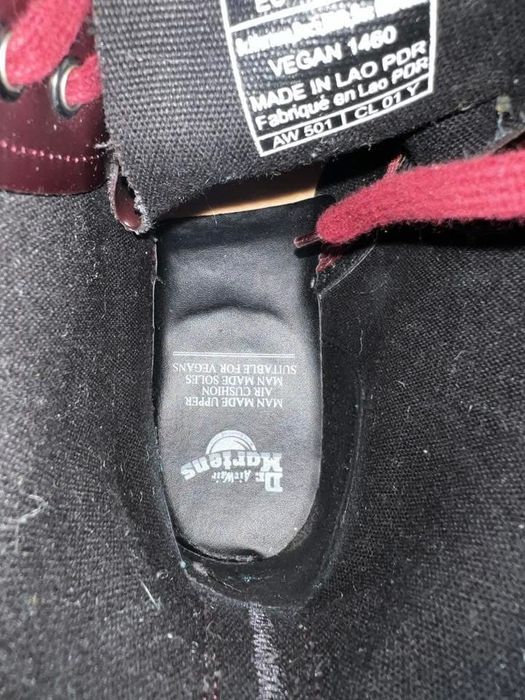 Dr. Martens 1460 Vegan Burgundy 42