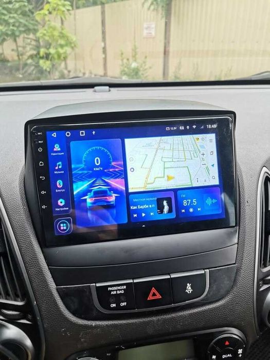 Navigatie Android Hyundai IX 35 / Tucson -QLed CarPlay DSP