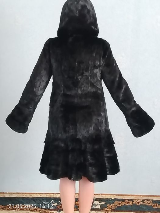 Шуба норковая черный бриллиант