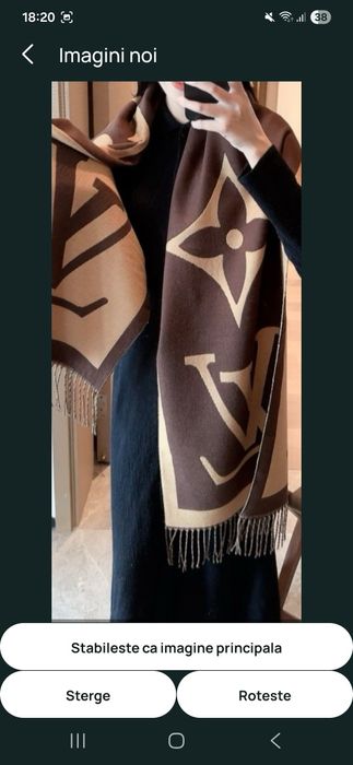 Fular  Louis Vuitton, model 2026, 4 modele