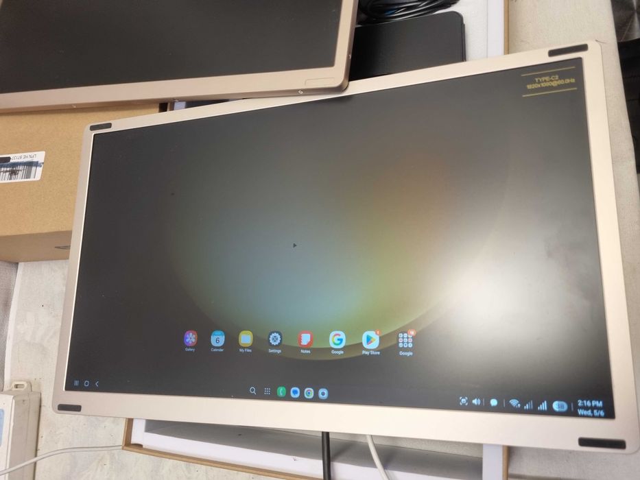 Monitoare portabile teamgee s6 2x "15,6 IPS Mac Windows Domyfan Kefeya Extensie ecran laptop